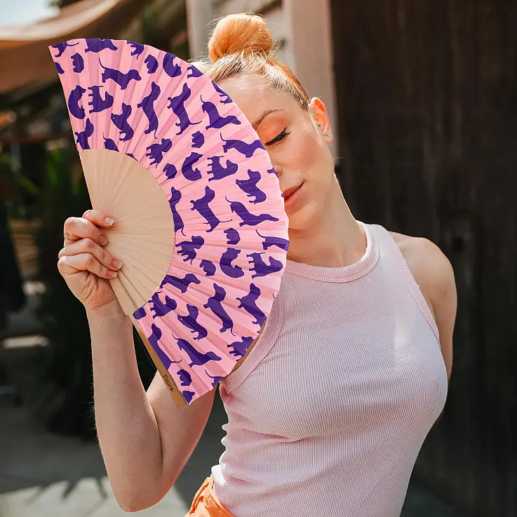 Motif rose et violet
