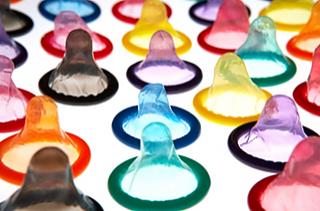 Colour condoms.