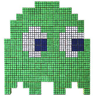 A pixelated martian